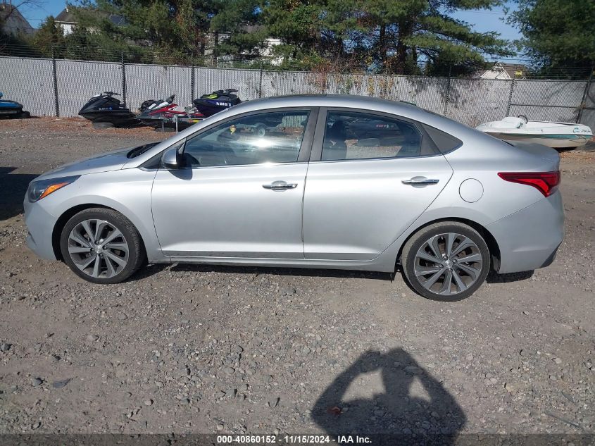 2019 Hyundai Accent Limited VIN: 3KPC34A36KE059651 Lot: 40860152