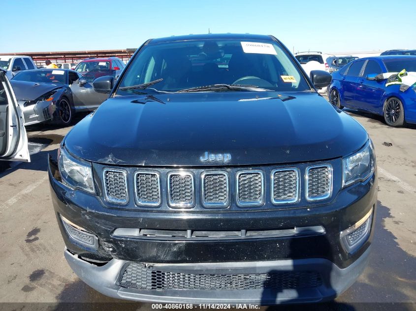 2018 Jeep Compass Sport Fwd VIN: 3C4NJCAB3JT368651 Lot: 40860158