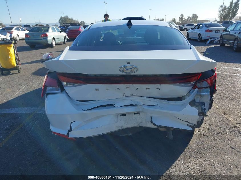 2021 Hyundai Elantra Sel VIN: 5NPLM4AGXMH006837 Lot: 40860161