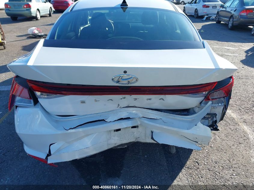 2021 Hyundai Elantra Sel VIN: 5NPLM4AGXMH006837 Lot: 40860161