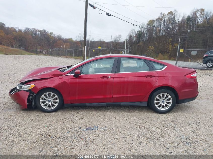 2016 Ford Fusion S VIN: 3FA6P0G71GR171221 Lot: 40860177