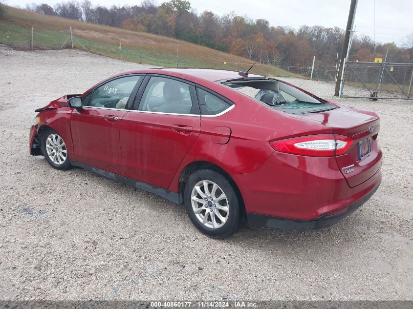 2016 Ford Fusion S VIN: 3FA6P0G71GR171221 Lot: 40860177