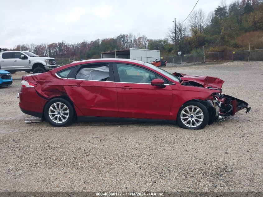 2016 Ford Fusion S VIN: 3FA6P0G71GR171221 Lot: 40860177