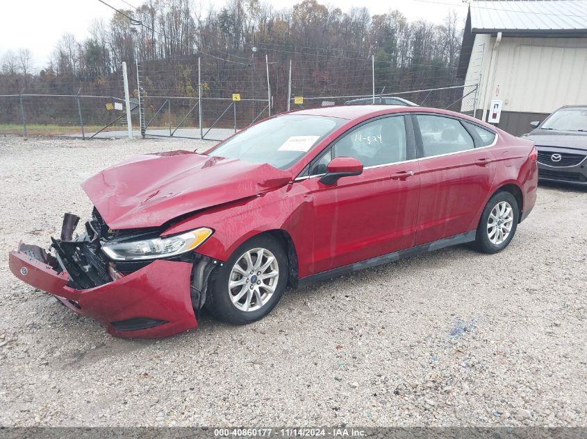 2016 Ford Fusion S VIN: 3FA6P0G71GR171221 Lot: 40860177