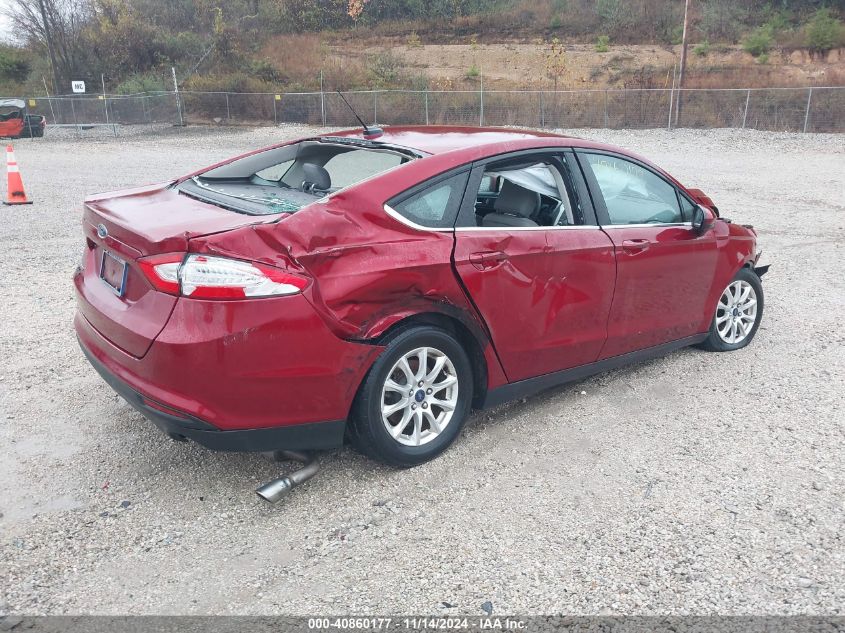 2016 Ford Fusion S VIN: 3FA6P0G71GR171221 Lot: 40860177