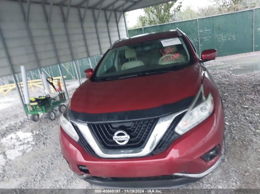 2018 Nissan Murano Platinum VIN: 5N1AZ2MG6JN161482 Lot: 40860197