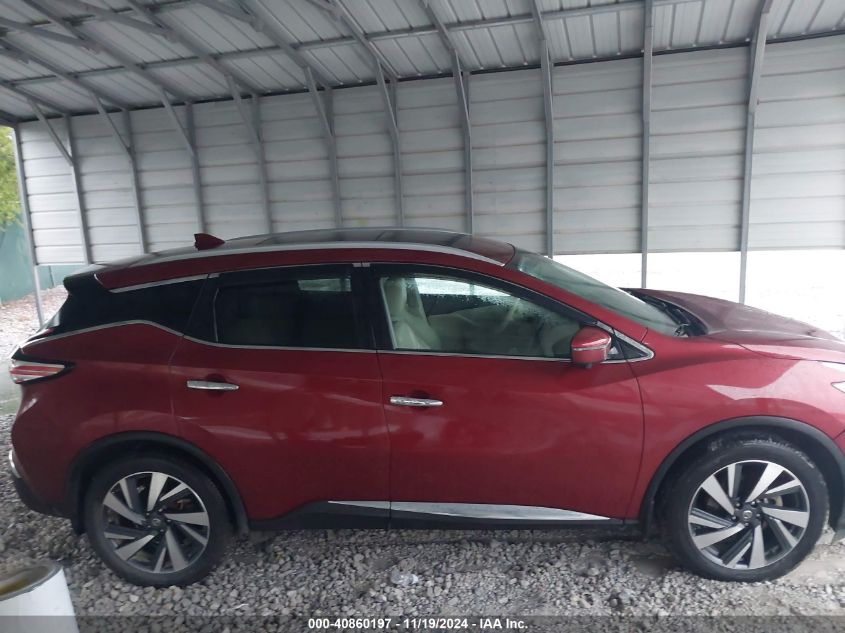 2018 Nissan Murano Platinum VIN: 5N1AZ2MG6JN161482 Lot: 40860197