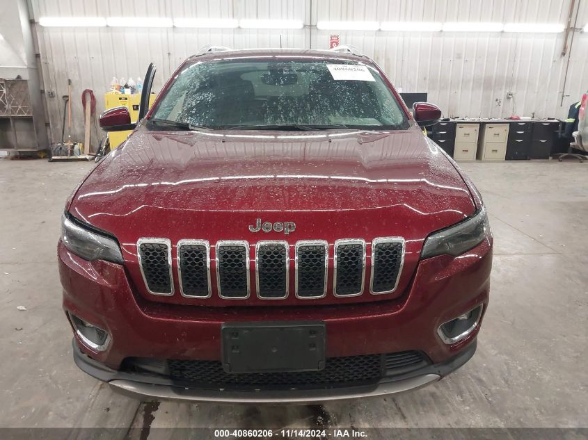 2019 Jeep Cherokee Limited 4X4 VIN: 1C4PJMDN8KD190280 Lot: 40860206