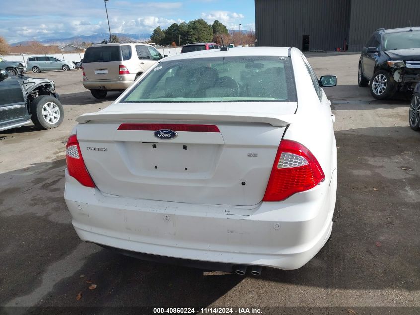 2012 Ford Fusion Se VIN: 3FAHP0HA2CR116368 Lot: 40860224