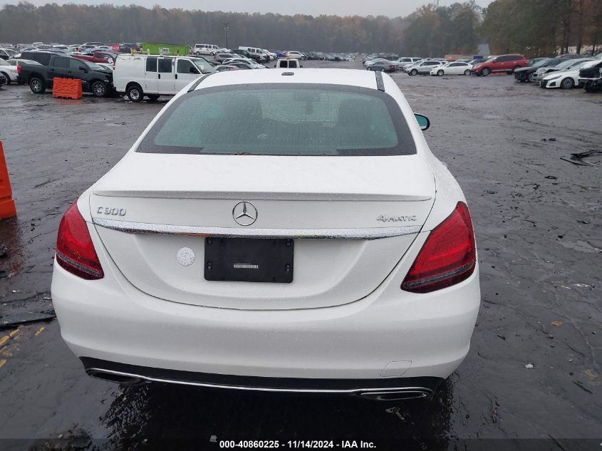 2019 Mercedes-Benz C 300 4Matic VIN: WDDWF8EB7KR484397 Lot: 40860225