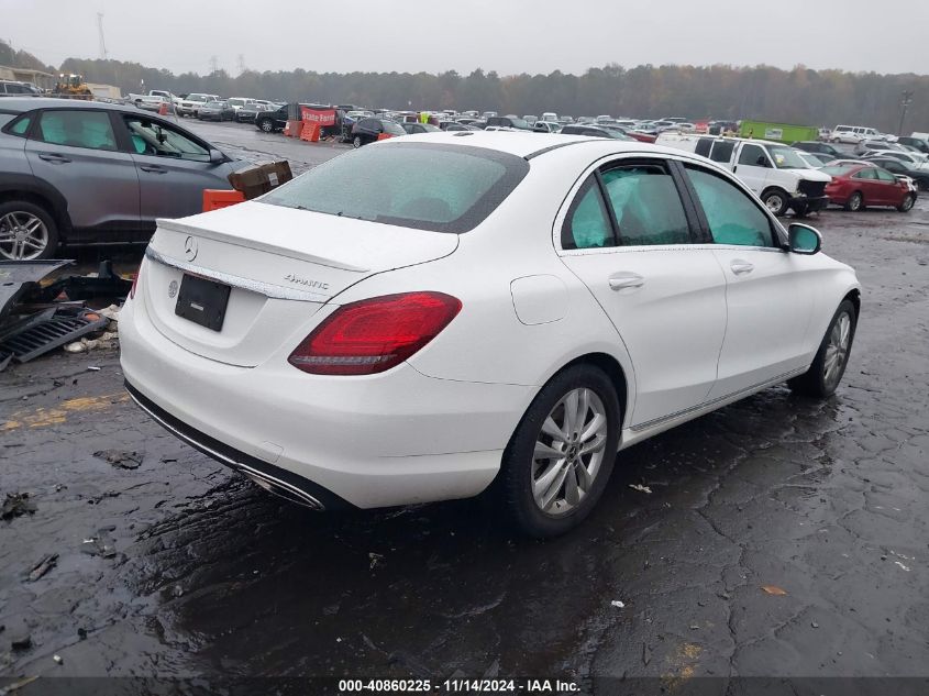 VIN WDDWF8EB7KR484397 2019 Mercedes-Benz C 300, 4Matic no.4