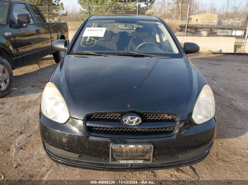 2009 Hyundai Accent Gs VIN: KMHCM36C09U129605 Lot: 40860226