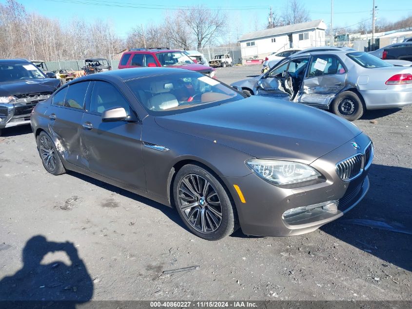 2013 BMW 640I Gran Coupe VIN: WBA6A0C51DDF14288 Lot: 40860227