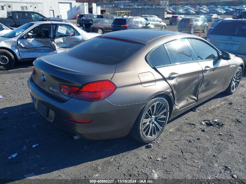 2013 BMW 640I Gran Coupe VIN: WBA6A0C51DDF14288 Lot: 40860227