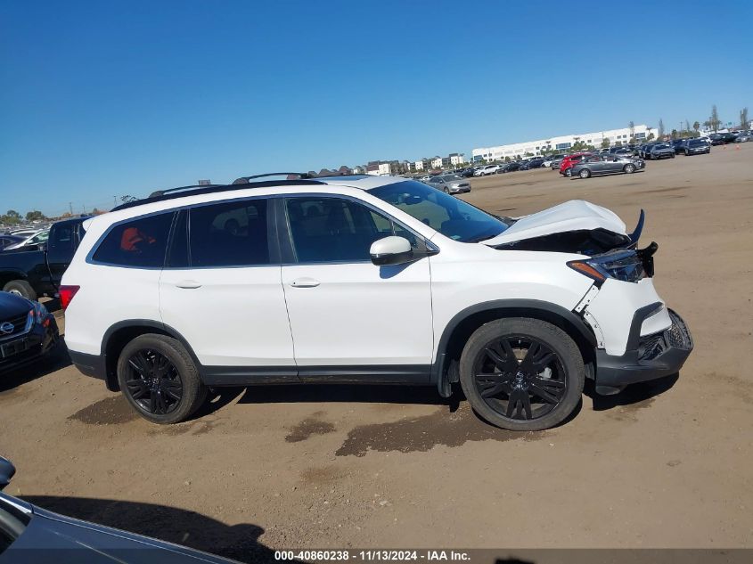 2022 Honda Pilot Awd Special Edition VIN: 5FNYF6H24NB102064 Lot: 40860238