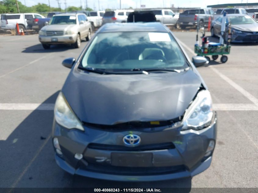 2014 Toyota Prius C Four/One/Three/Two VIN: JTDKDTB35E1061724 Lot: 40860243