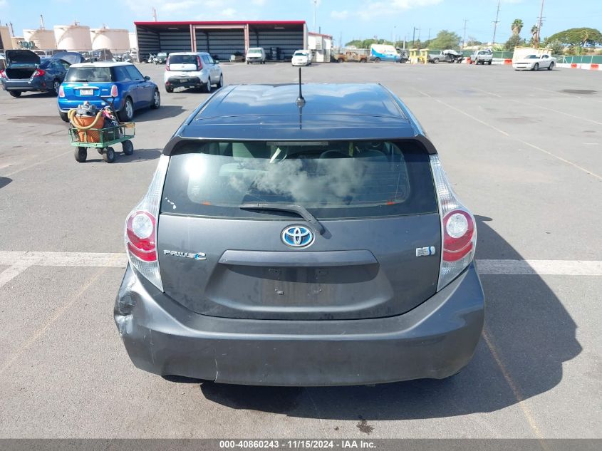 2014 Toyota Prius C Four/One/Three/Two VIN: JTDKDTB35E1061724 Lot: 40860243