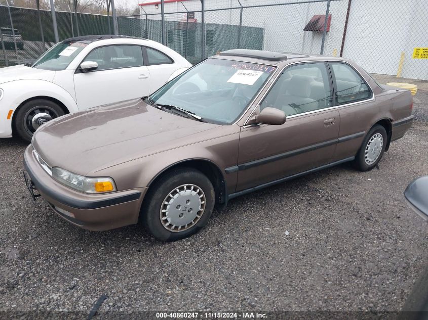 1991 Honda Accord Lx VIN: 1HGCB725XMA029662 Lot: 40860247