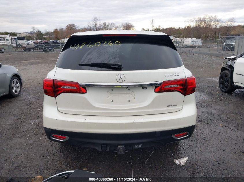 2014 Acura Mdx VIN: 5FRYD4H23EB013613 Lot: 40860260