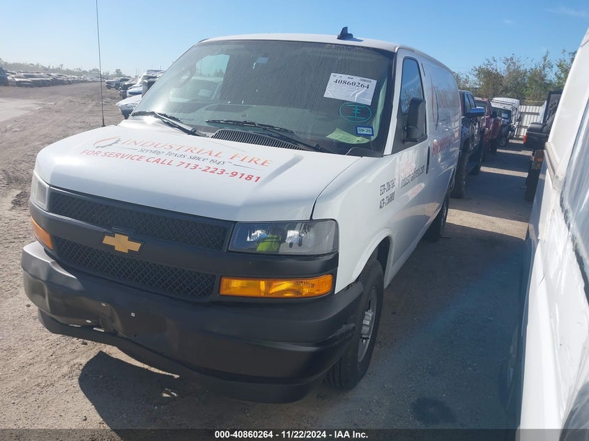 Vin: 1gcwgafp0r1261376, lot: 41349887, chevrolet express cargo rwd 2500 regular wheelbase wt 20242