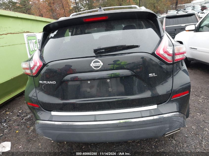 2018 Nissan Murano Sl VIN: 5N1AZ2MG1JN107684 Lot: 40860280