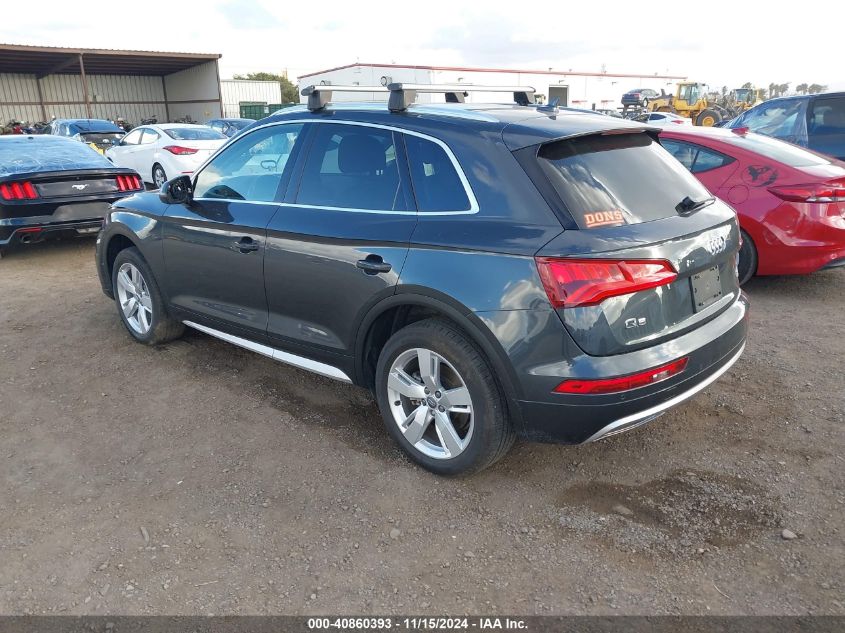 2018 Audi Q5 2.0T Premium/2.0T Tech Premium VIN: WA1BNAFY8J2224498 Lot: 40860393