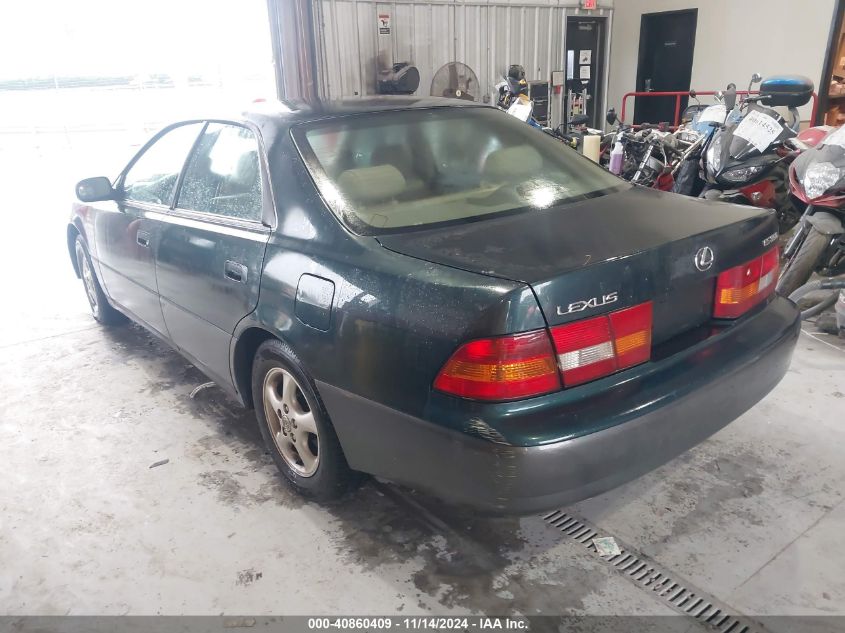 1998 Lexus Es 300 VIN: JT8BF28GXW5040794 Lot: 40860409