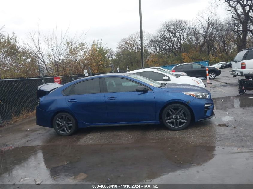 2021 Kia Forte Gt-Line VIN: 3KPF34AD6ME408283 Lot: 40860410