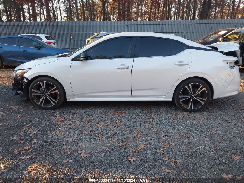 2022 Nissan Sentra Sr Xtronic Cvt VIN: 3N1AB8DV0NY317862 Lot: 40860411