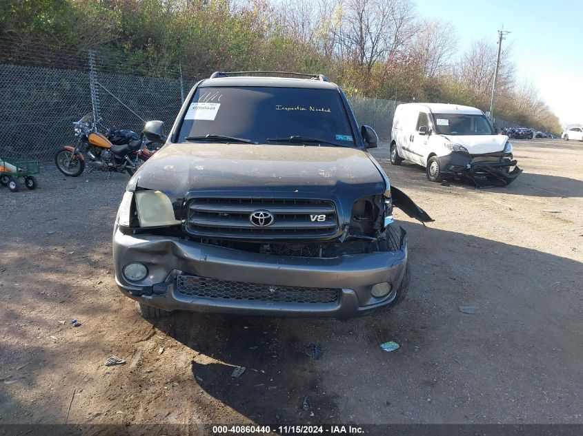 2003 Toyota Sequoia Sr5 V8 VIN: 5TDBT44A43S200701 Lot: 40860440