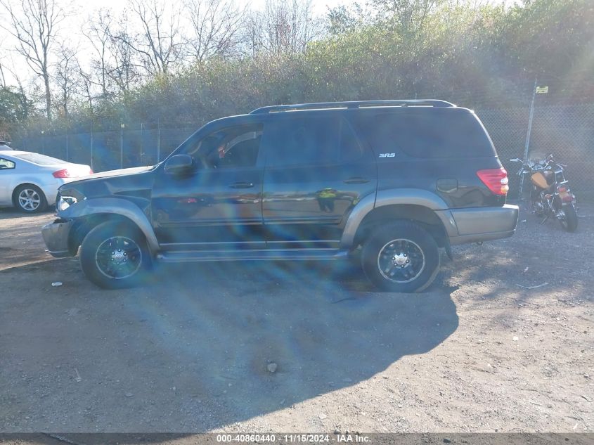 2003 Toyota Sequoia Sr5 V8 VIN: 5TDBT44A43S200701 Lot: 40860440