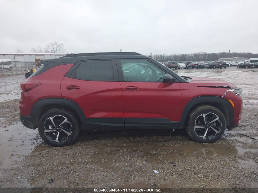 2021 Chevrolet Trailblazer Awd Rs VIN: KL79MUSL4MB009530 Lot: 40860454