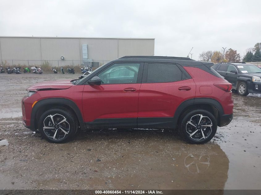 2021 Chevrolet Trailblazer Awd Rs VIN: KL79MUSL4MB009530 Lot: 40860454