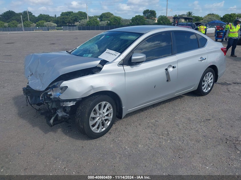 VIN 3N1AB7AP6KL614952 2019 NISSAN SENTRA SV