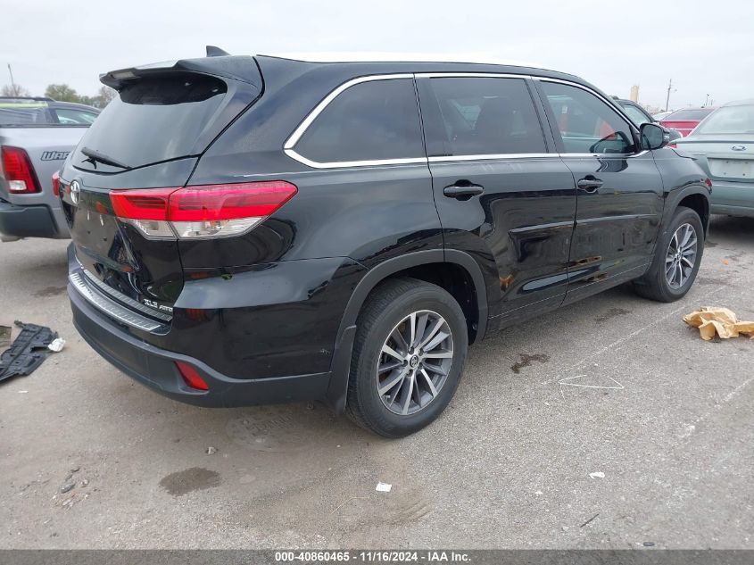 VIN 5TDJZRFH6JS551883 2018 Toyota Highlander, Xle no.4