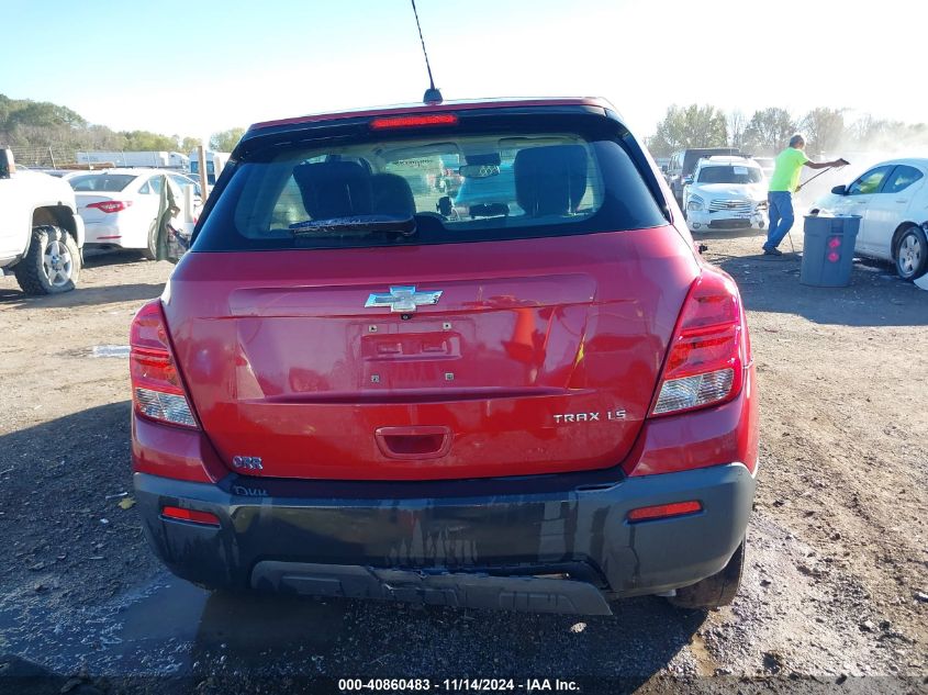 2015 Chevrolet Trax 1Ls VIN: KL7CJKSB8FB223823 Lot: 40860483