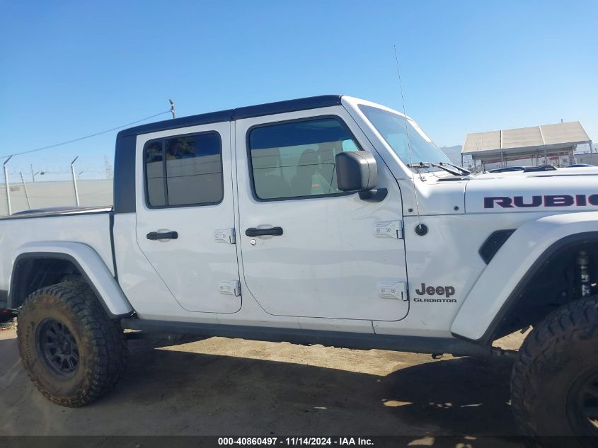 2021 Jeep Gladiator Rubicon 4X4 VIN: 1C6JJTBG3ML600858 Lot: 40860497