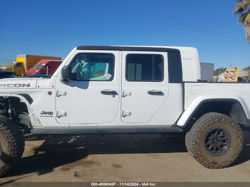 2021 Jeep Gladiator Rubicon 4X4 VIN: 1C6JJTBG3ML600858 Lot: 40860497