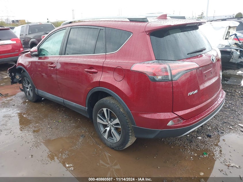 2018 TOYOTA RAV4 ADVENTURE/XLE VIN: 2T3WFREV8JW421155