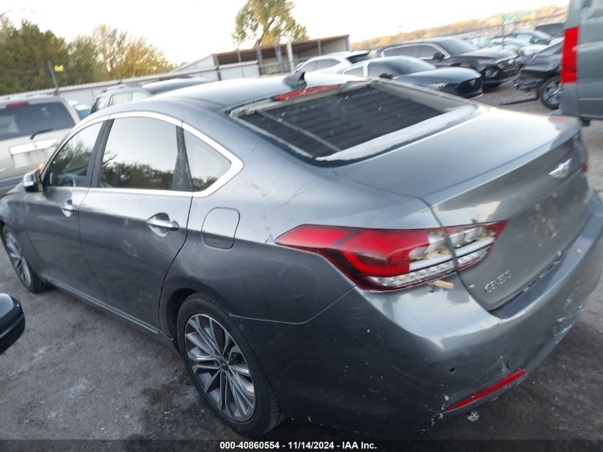 2015 Hyundai Genesis 3.8 VIN: KMHGN4JEXFU039810 Lot: 40860554