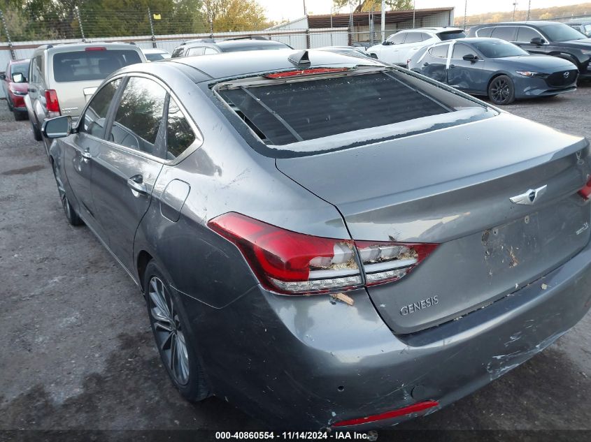 2015 Hyundai Genesis 3.8 VIN: KMHGN4JEXFU039810 Lot: 40860554