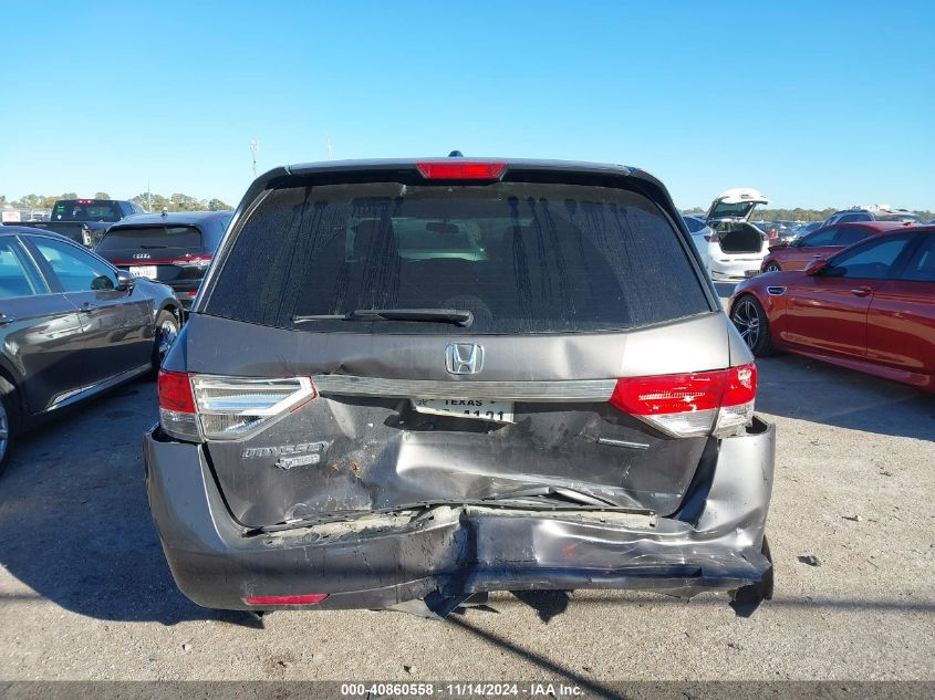 2016 Honda Odyssey Se VIN: 5FNRL5H3XGB123147 Lot: 40860558