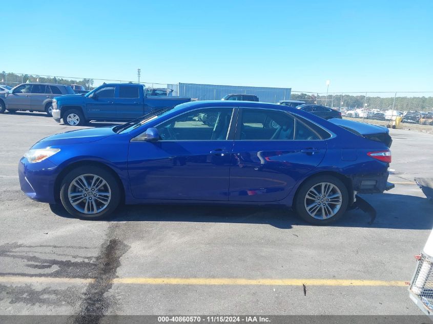 2016 Toyota Camry Se VIN: 4T1BF1FKXGU516497 Lot: 40860570