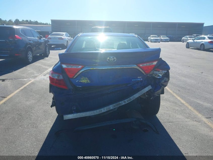 2016 Toyota Camry Se VIN: 4T1BF1FKXGU516497 Lot: 40860570