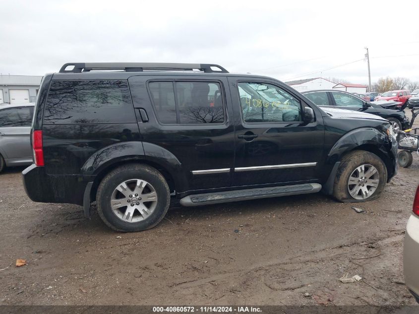 2012 Nissan Pathfinder Silver VIN: 5N1AR1NB5CC621419 Lot: 40860572