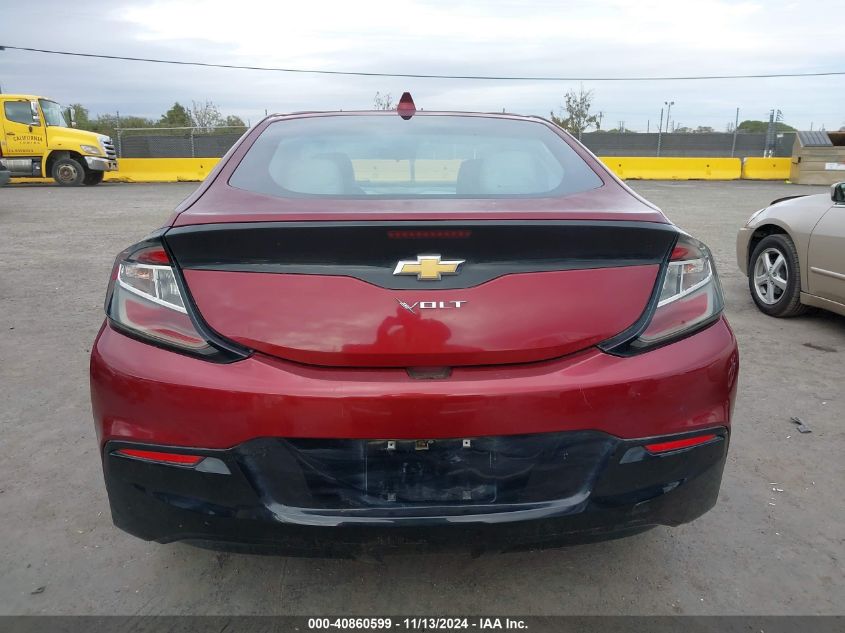 2017 Chevrolet Volt Lt VIN: 1G1RC6S50HU100901 Lot: 40860599