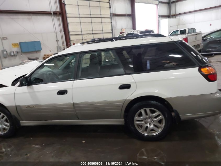 2000 Subaru Outback VIN: 4S3BH6658Y7669806 Lot: 40860605