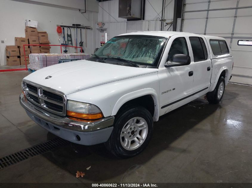 2002 Dodge Dakota Slt VIN: 1B7HL48N72S717925 Lot: 40860622