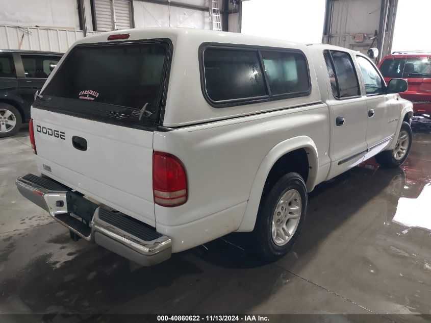 2002 Dodge Dakota Slt VIN: 1B7HL48N72S717925 Lot: 40860622