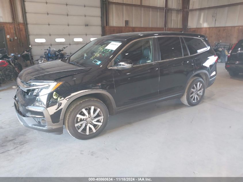 VIN 5FNYF6H50LB065151 2020 Honda Pilot, Awd Ex-L no.2